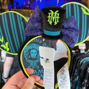 Disney Parks Haunted Mansion Glow-In-The-Dark Ear Headband